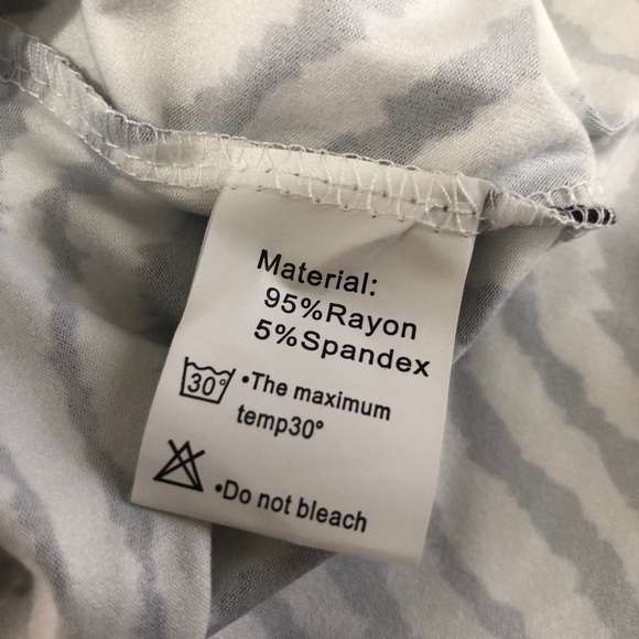 WNEEDU Swing Pocket Zebra Print Dress - Picture 6 of 7